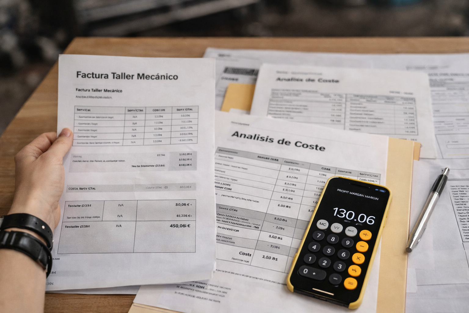 Control de rentabilidad en taller